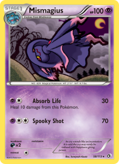 Mismagius - pokemon TCG Card