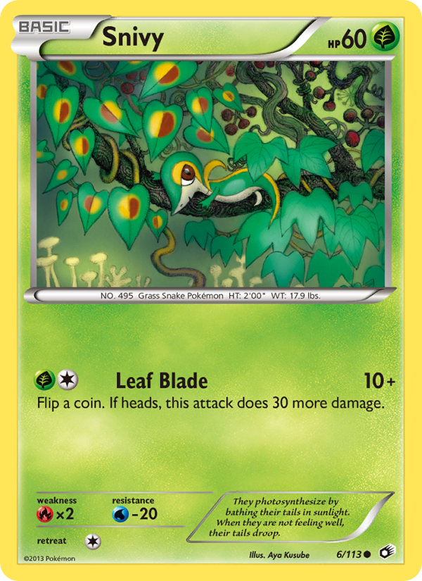Snivy - Pokémon TCG Card