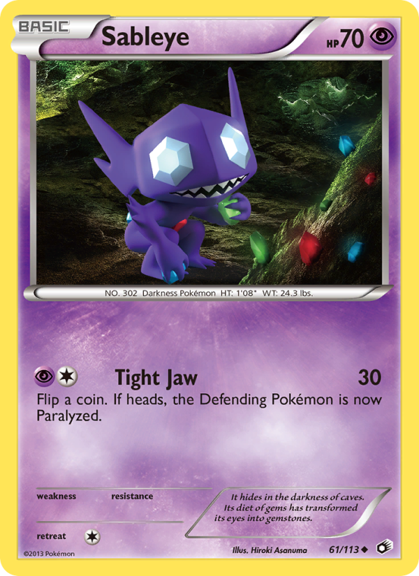 Sableye - Pokémon TCG Card