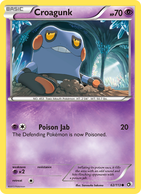 Croagunk - Pokémon TCG Card