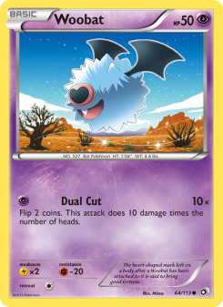 Woobat - pokemon TCG Card