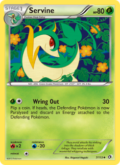 Servine - pokemon TCG Card