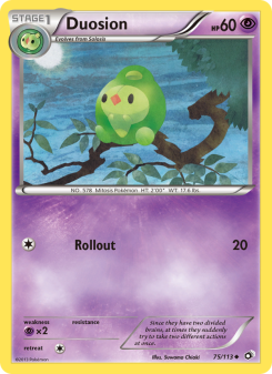Duosion - pokemon TCG Card