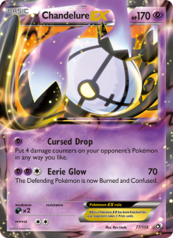 Chandelure-EX - pokemon TCG Card