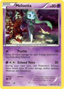 Meloetta - pokemon TCG Card