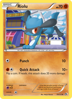 Riolu - pokemon TCG Card