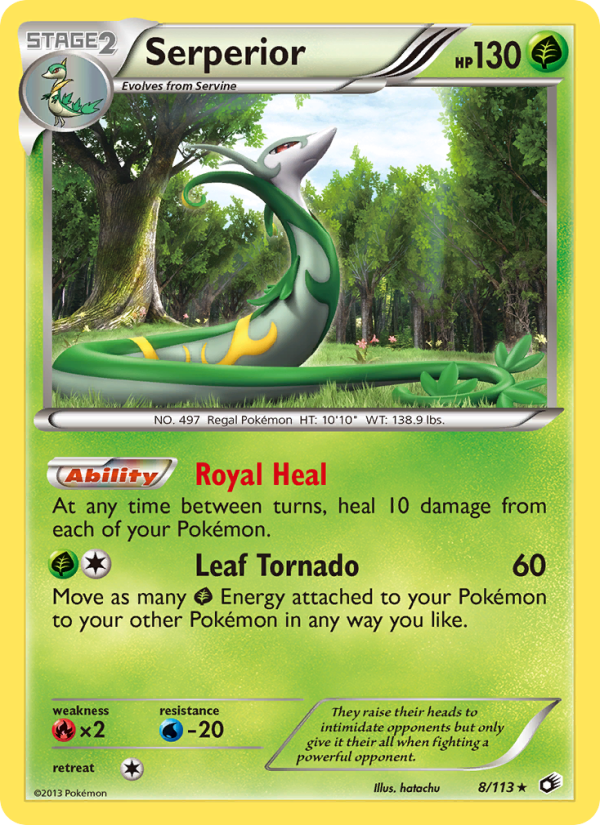 Serperior - Pokémon TCG Card