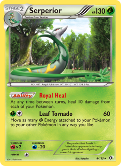 Serperior - pokemon TCG Card