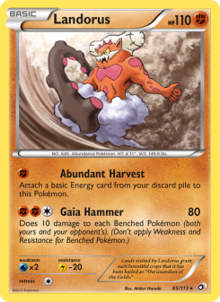 Landorus - pokemon TCG Card