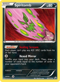 Spiritomb - pokemon TCG Card