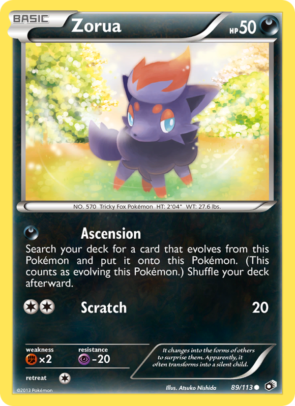 Zorua - Pokémon TCG Card
