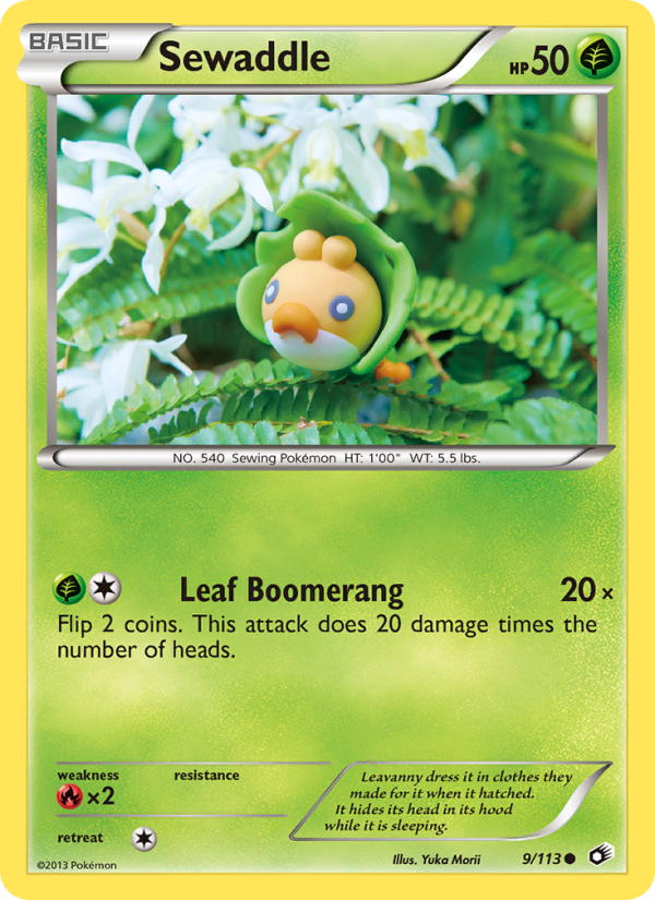 Sewaddle - Pokémon TCG Card