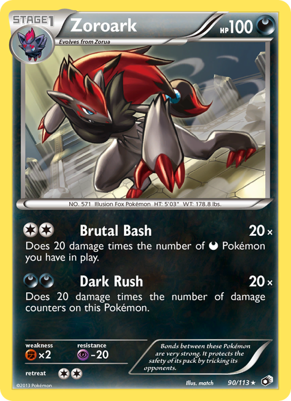 Zoroark - Pokémon TCG Card