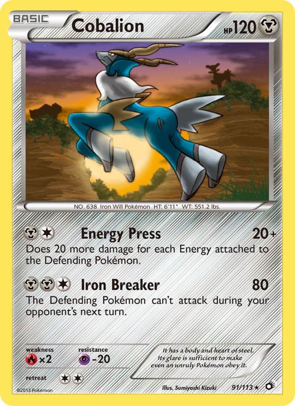 Cobalion - Pokémon TCG Card