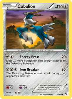 Cobalion - pokemon TCG Card