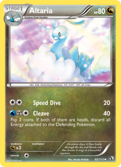 Altaria - pokemon TCG Card