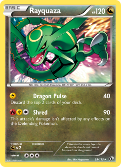 Rayquaza - pokemon TCG Card