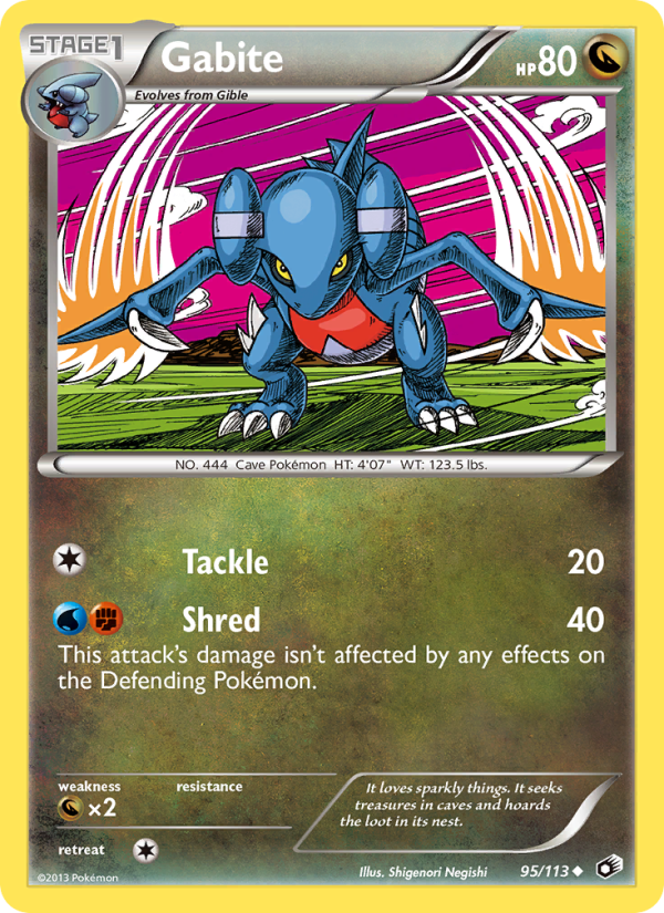 Gabite - Pokémon TCG Card