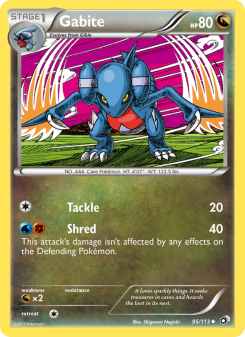 Gabite - pokemon TCG Card