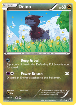 Deino - pokemon TCG Card