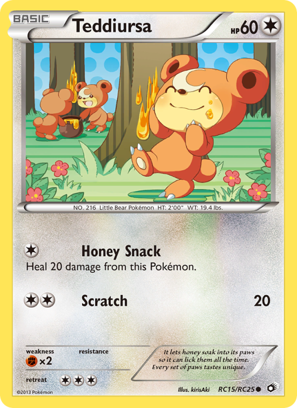Teddiursa - Pokémon TCG Card