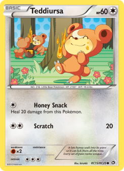 Teddiursa - pokemon TCG Card