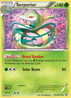 Serperior - pokemon TCG Card
