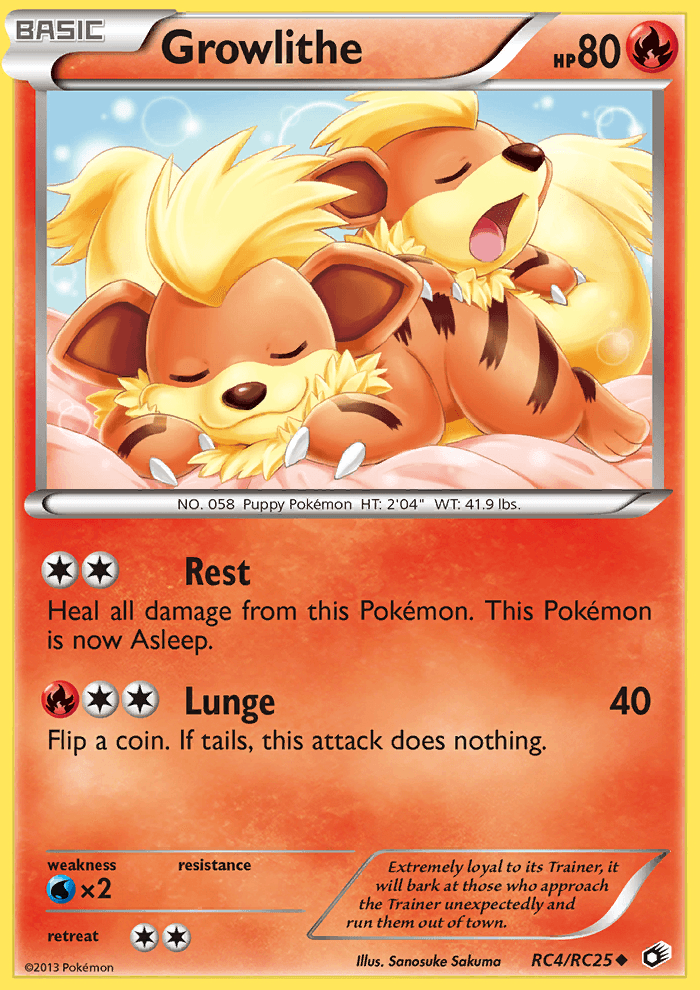Growlithe - Pokémon TCG Card