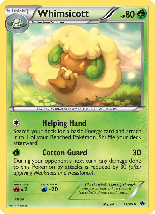 Whimsicott - Pokémon TCG Card