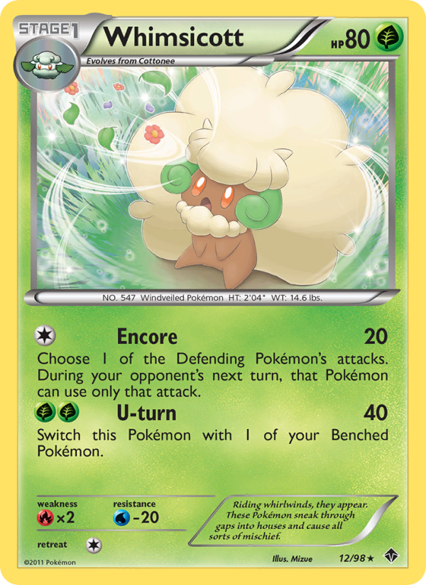 Whimsicott - Pokémon TCG Card