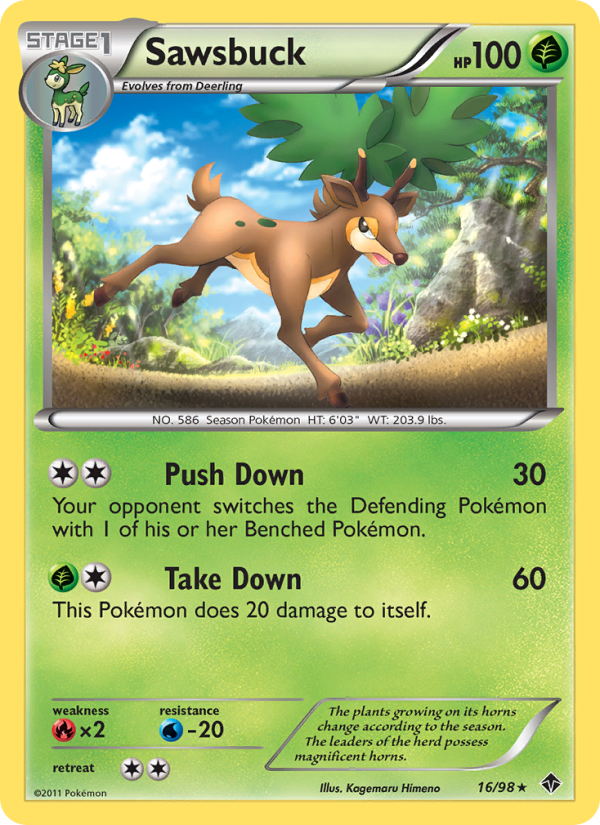 Sawsbuck - Pokémon TCG Card