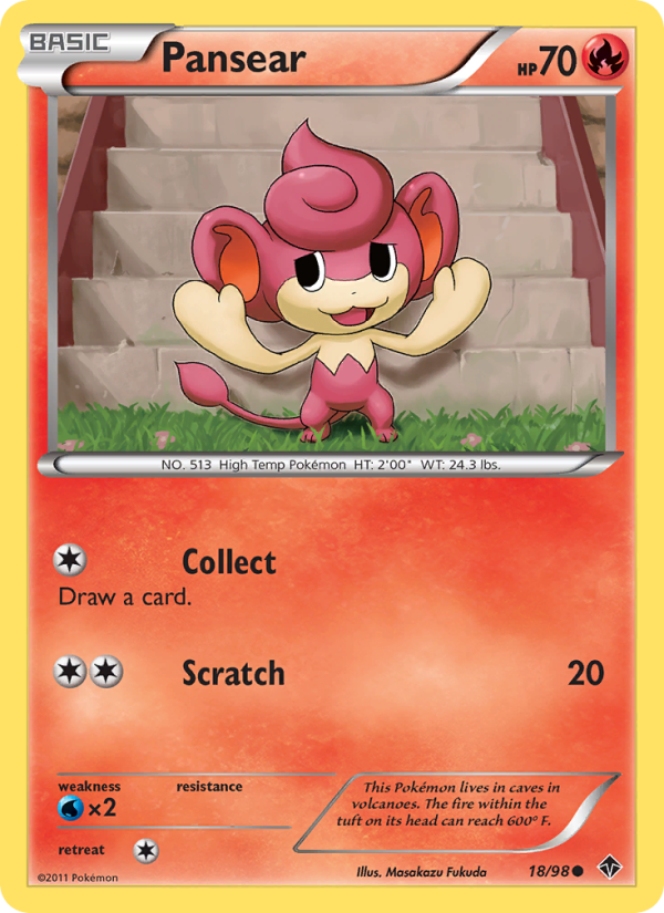 Pansear - Pokémon TCG Card