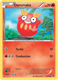 Darumaka - pokemon TCG Card