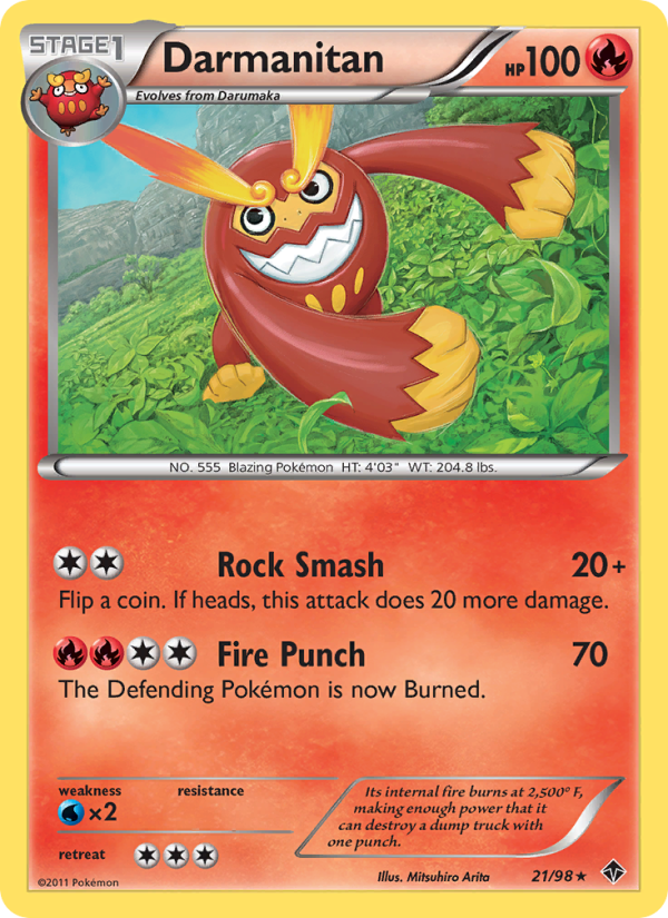 Darmanitan - Pokémon TCG Card