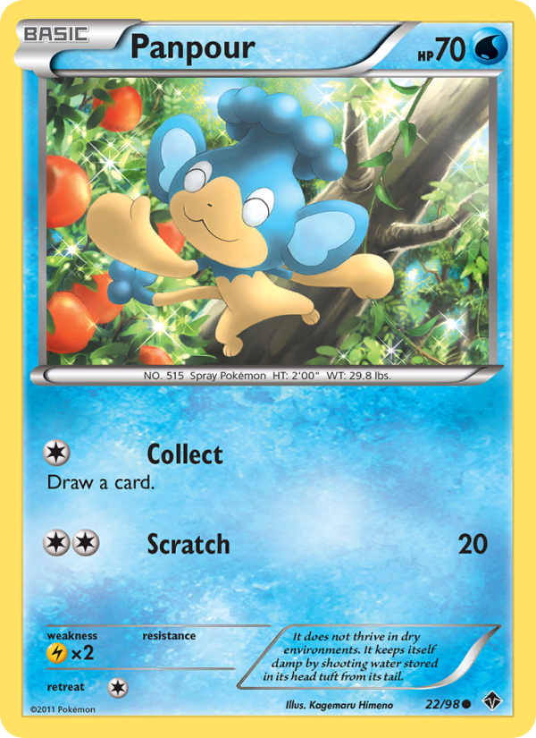 Panpour - Pokémon TCG Card