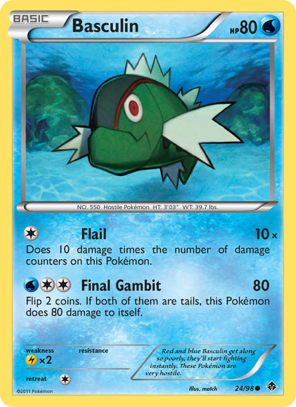 Basculin - Pokémon TCG Card