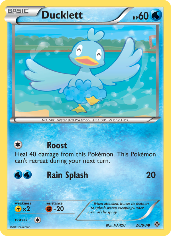Ducklett - Pokémon TCG Card