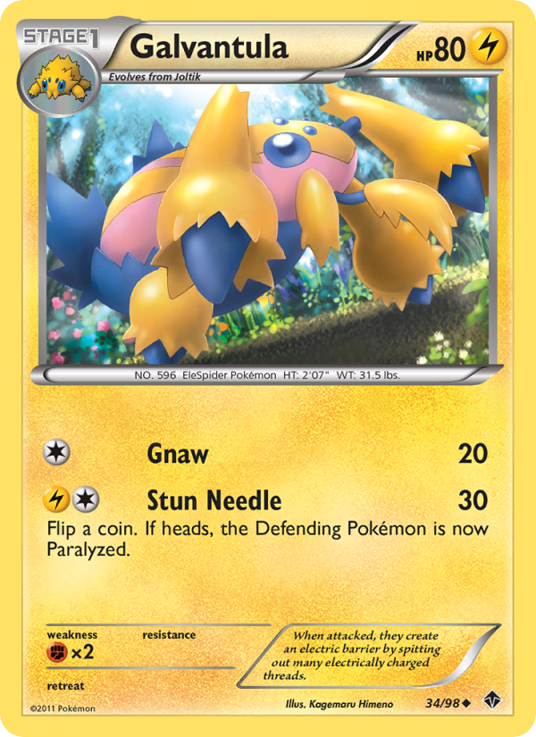 Galvantula - Pokémon TCG Card