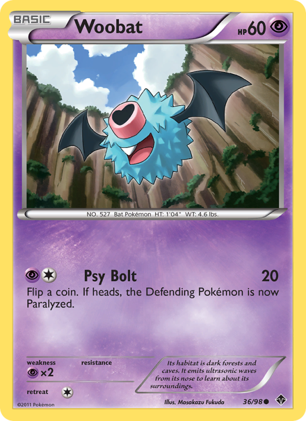 Woobat - Pokémon TCG Card