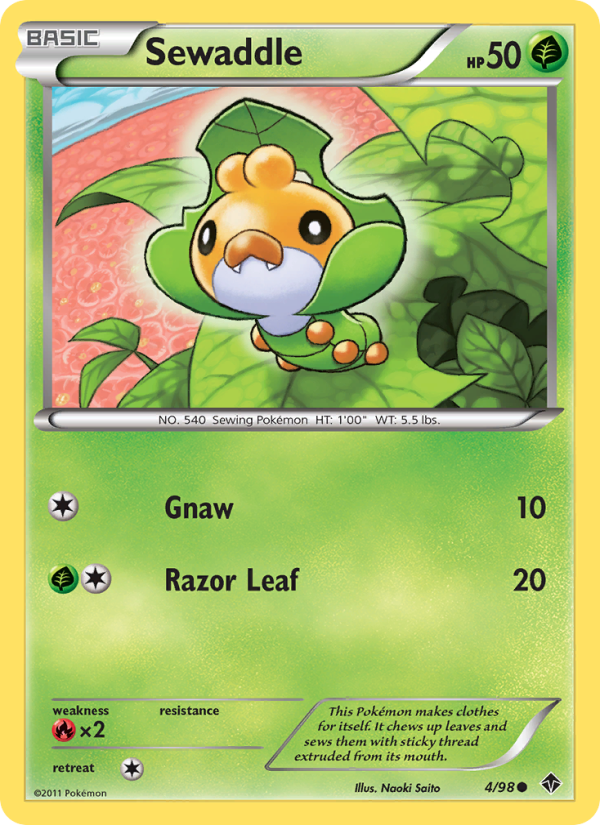 Sewaddle - Pokémon TCG Card