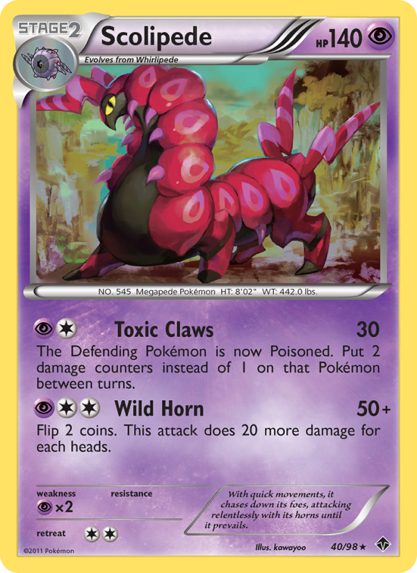 Scolipede - Pokémon TCG Card