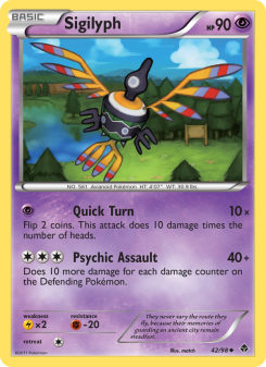 Sigilyph - pokemon TCG Card