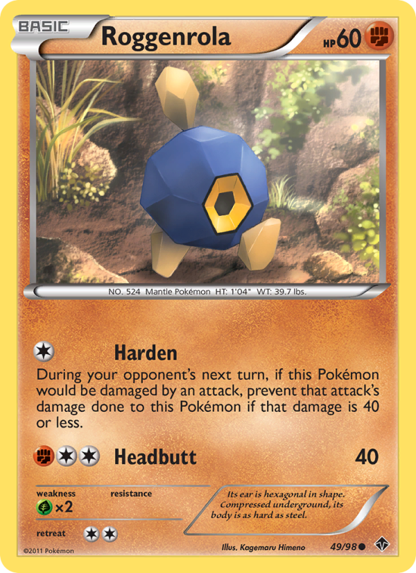Roggenrola - Pokémon TCG Card