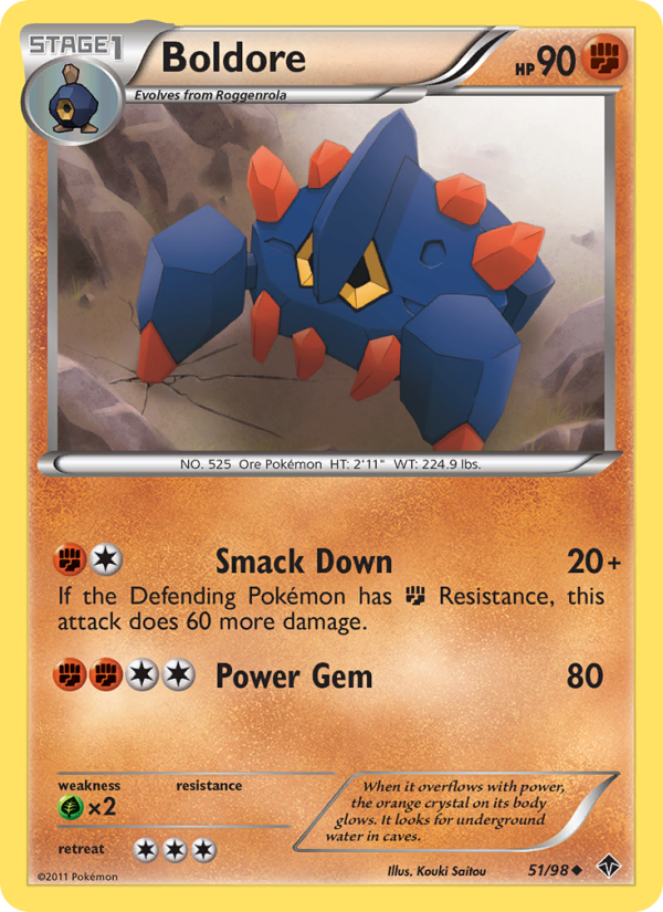 Boldore - Pokémon TCG Card
