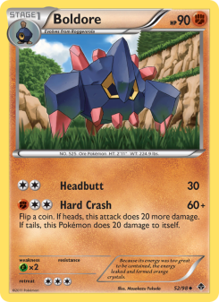 Boldore - pokemon TCG Card
