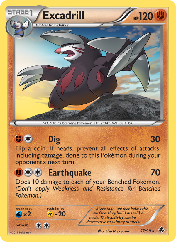 Excadrill - Pokémon TCG Card