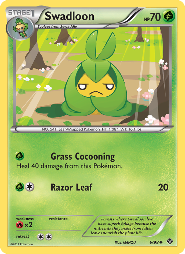 Swadloon - Pokémon TCG Card