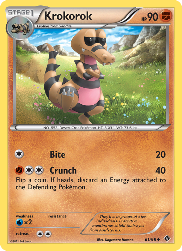 Krokorok - Pokémon TCG Card