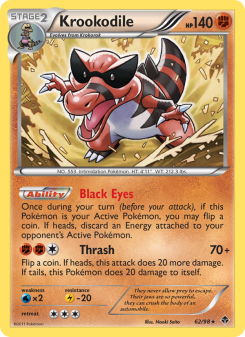 Krookodile - pokemon TCG Card