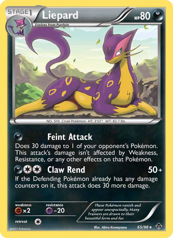 Liepard - Pokémon TCG Card